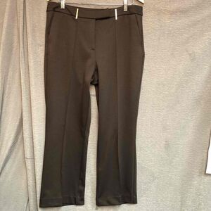 Marc New York Brown Straight Leg Dress Pants Womens Petite Size 12P